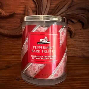 Bath & Body Works x Milk Bar Collab Peppermint Bark Truffle Candle